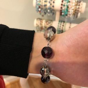 Purple Crystal Bracelet